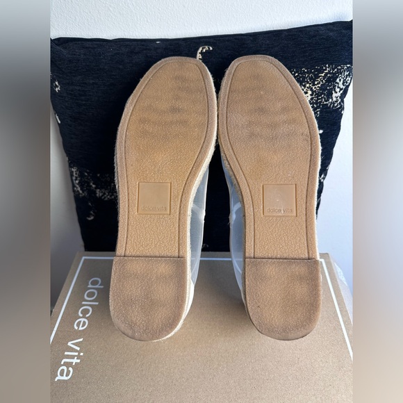 Dolce Vita Cambre ballet Flat in White mesh platform - Picture 8 of 9